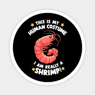 This is my Human Costume Funny Halloween Shrimp Magnet